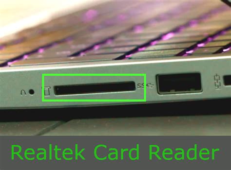 what is the use of realtek card reader